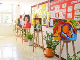 MIS Students Art display